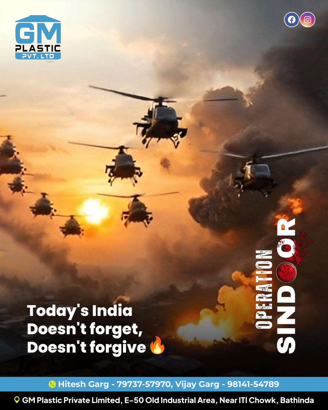 operation sindoor social media post