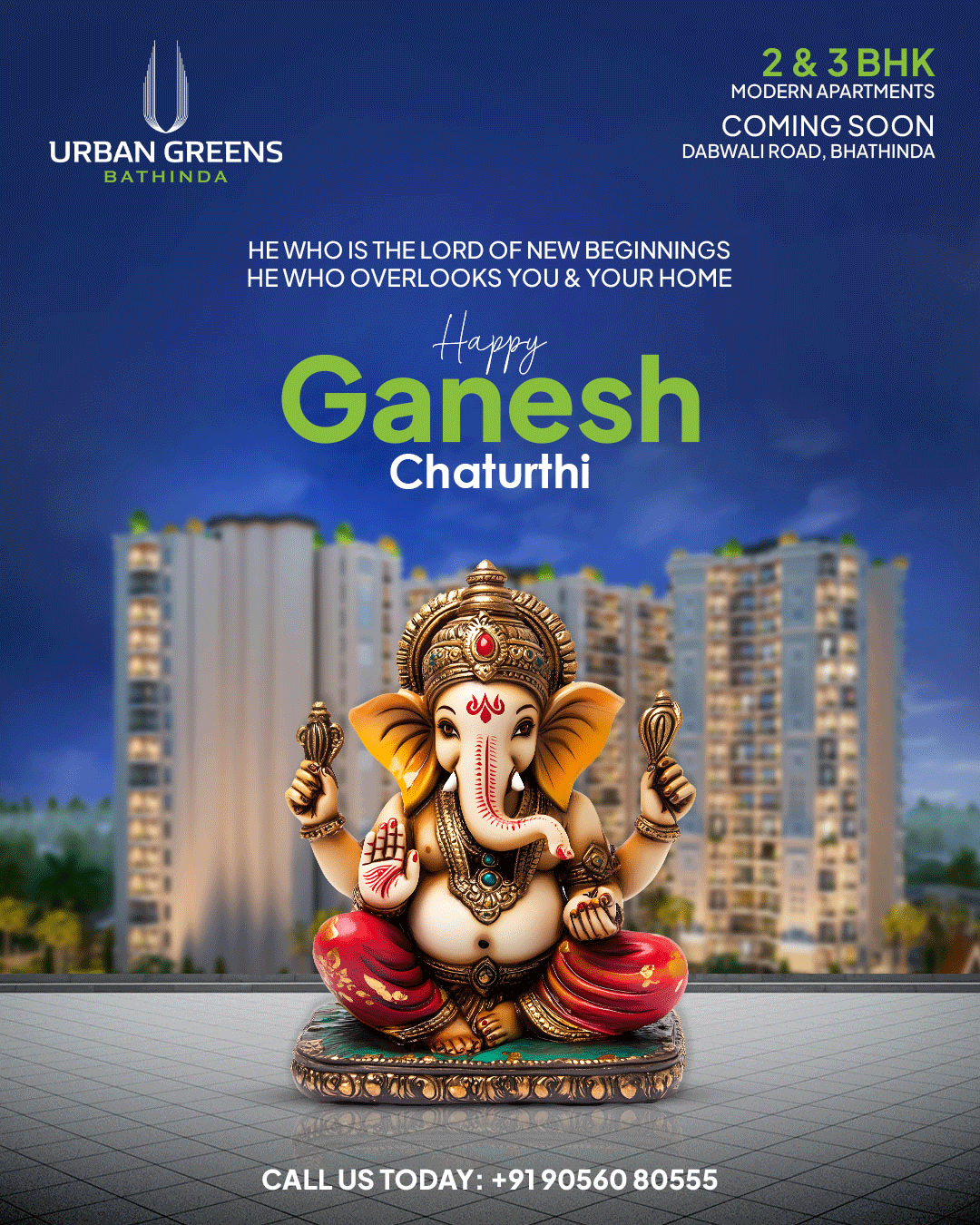 real esatet flat social media post